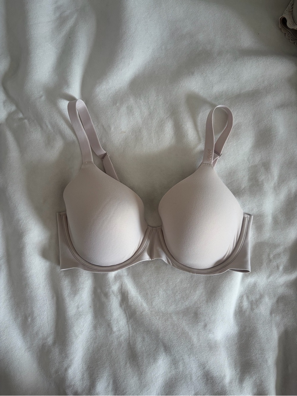 aerie Smooth T-Shirt Bra in Light Nude